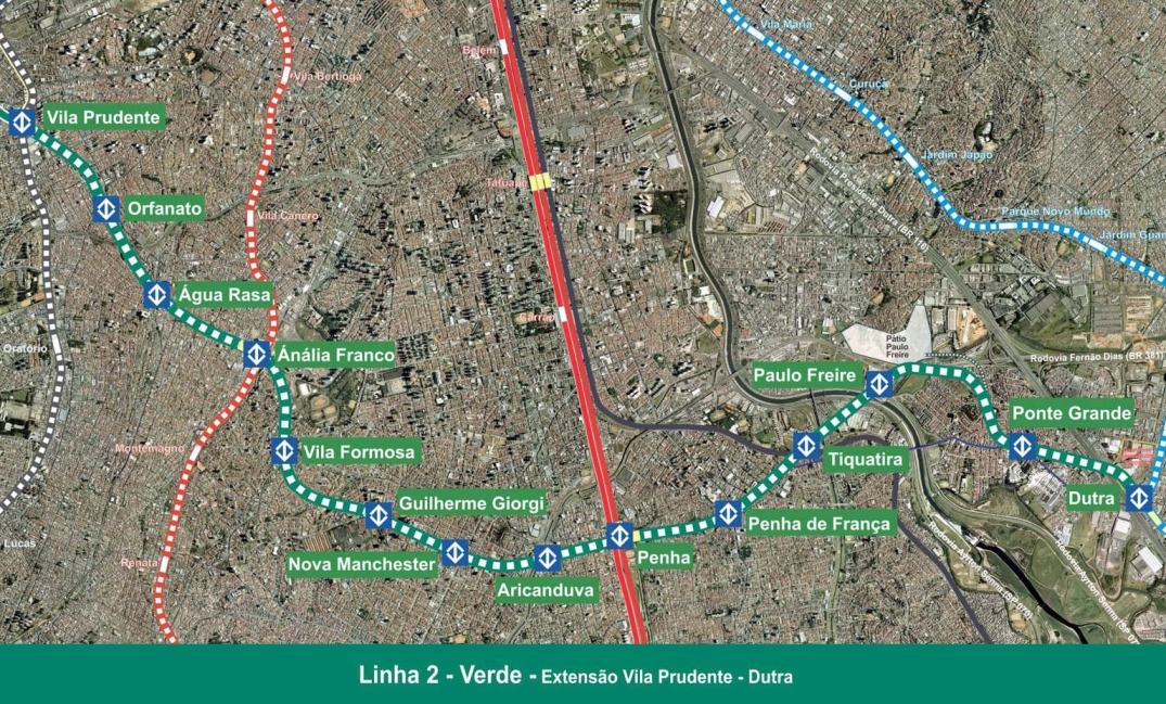 Obras Da Extensão Da Linha 2 Verde Começam No Primeiro Trimestre De 2020 Ferroviando 7150